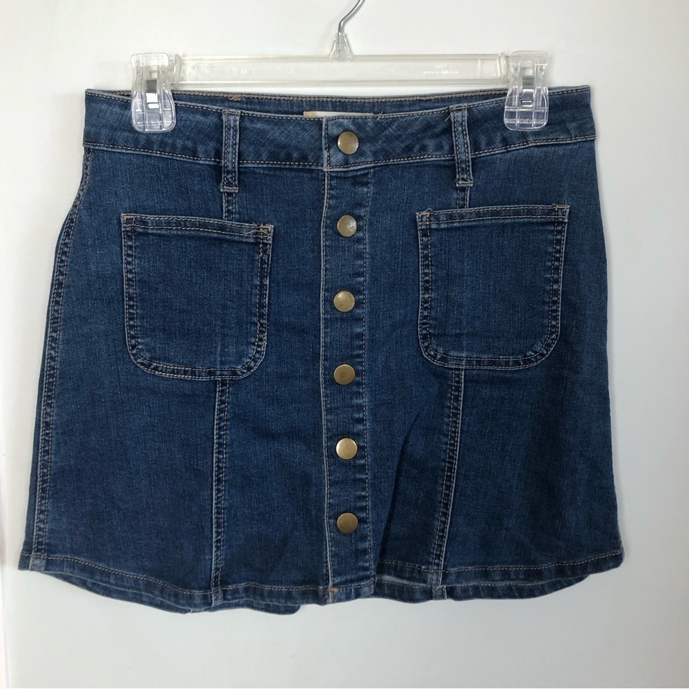 Altar’d State Denim Mini Jean Shirt XS